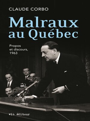 cover image of Malraux au Québec